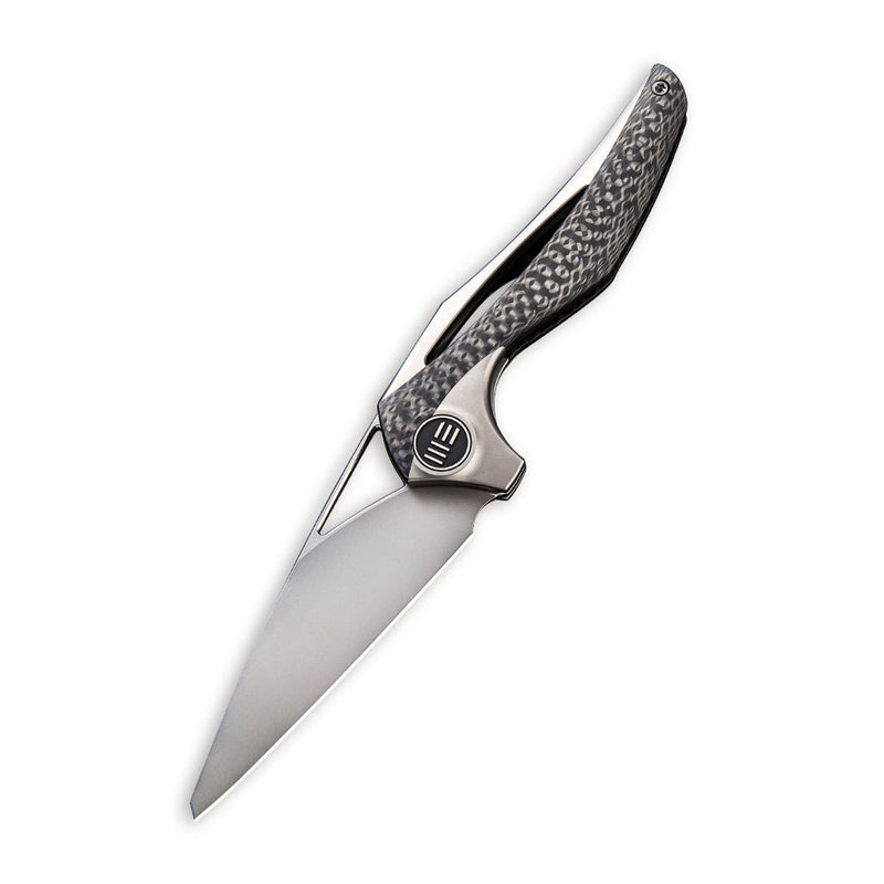 WEKNIFE ÆternA Flipper Knife Titanium Handle With Carbon Fiber Inlay (3.28" M390 Blade) 918A