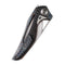 WEKNIFE ÆternA Flipper Knife Titanium Handle With Carbon Fiber Inlay (3.28" M390 Blade) 918B