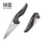 WEKNIFE ÆternA Flipper Knife Titanium Handle With Carbon Fiber Inlay (3.28" M390 Blade) 918B