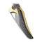 WEKNIFE ÆternA Flipper Knife Titanium Handle With Carbon Fiber Inlay (3.28" M390 Blade) 918C