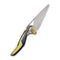 WEKNIFE ÆternA Flipper Knife Titanium Handle With Carbon Fiber Inlay (3.28" M390 Blade) 918C
