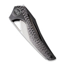 WEKNIFE ÆternA Flipper Knife Titanium Handle With Carbon Fiber Inlay (3.28" M390 Blade) 918D