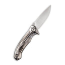 WEKNIFE Anodyne Flipper Knife Titanium Handle With Carbon Fiber Inlay (2.35" CPM S35VN Blade) | Freeshipping - We Knife