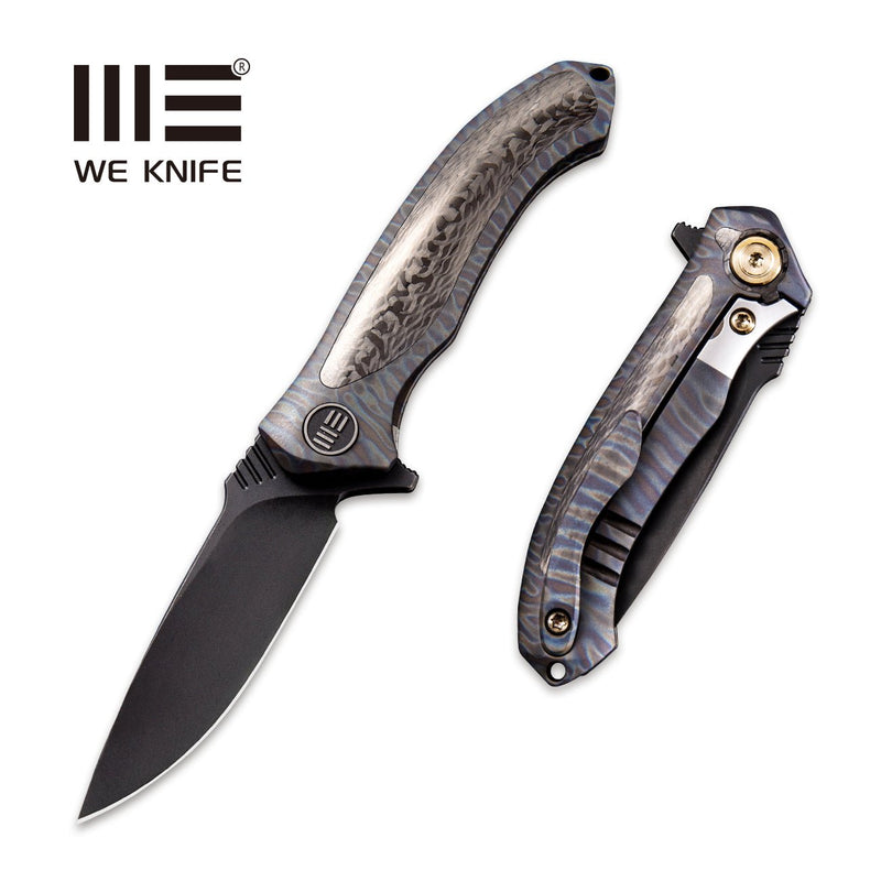 WEKNIFE Anodyne Flipper Knife Titanium Handle With Carbon Fiber Inlay (2.35" CPM S35VN Blade) | Freeshipping - We Knife