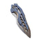 WEKNIFE Arrakis Flipper Knife Titanium Handle (3.45" Damasteel Balde) | Freeshipping - We Knife