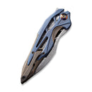 WEKNIFE Arrakis Flipper Knife Titanium Handle (3.45" Damasteel Balde) | Freeshipping - We Knife