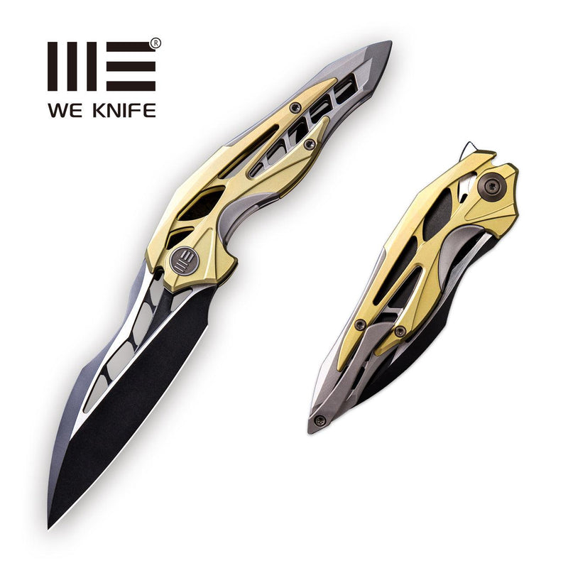 WEKNIFE Arrakis Flipper Knife Titanium Handle (3.45" M390 Blade) - We Knife