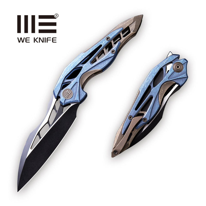 WEKNIFE Arrakis Flipper Knife Titanium Handle (3.45" M390 Blade) - We Knife