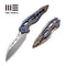 WEKNIFE Arrakis Flipper Knife Titanium Handle (3.45" M390 Blade) | Freeshipping - We Knife