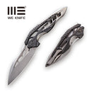 WEKNIFE Arrakis Flipper Knife Titanium Handle With Carbon Fiber Inlay (3.45" M390 Blade) | Freeshipping - We Knife