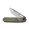 WEKNIFE Arsenal Flipper Knife Titanium Handle With G10 Integral Spacer (3.56" CPM 20CV Blade) | Freeshipping - We Knife