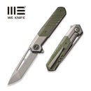 WEKNIFE Arsenal Flipper Knife Titanium Handle With G10 Integral Spacer (3.56" CPM 20CV Blade) | Freeshipping - We Knife