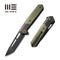 WEKNIFE Arsenal Flipper Knife Titanium Handle With G10 Integral Spacer (3.56" CPM 20CV Blade) | Freeshipping - We Knife