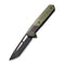 WEKNIFE Arsenal Flipper Knife Titanium Handle With G10 Integral Spacer (3.56" CPM 20CV Blade) | Freeshipping - We Knife