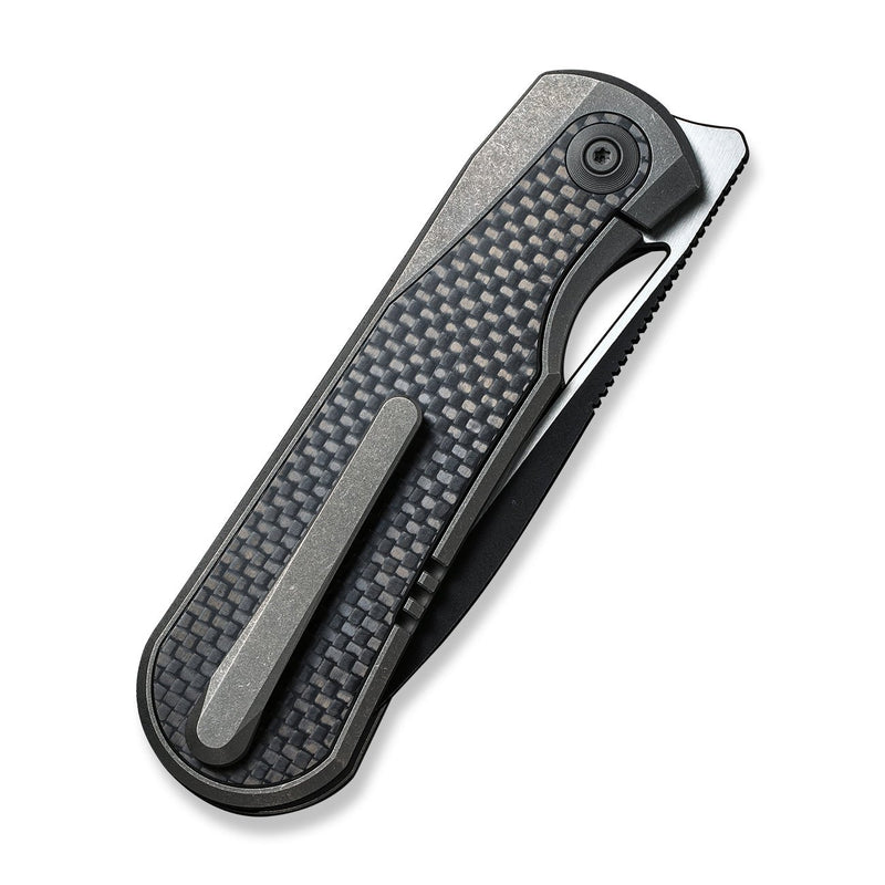 WEKNIFE Baloo Flipper Knife Titanium & Carbon Fiber Handle (3.31" CPM 20CV) WE21033-2