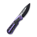 WEKNIFE Baloo Front Flipper & Thumb Hole Knife Titanium & Carbon Fiber Handle (3.31" CPM 20CV) WE21033-3