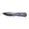 WEKNIFE Baloo Front Flipper & Thumb Hole Knife Titanium & Carbon Fiber Handle (3.31" CPM 20CV) WE21033-3