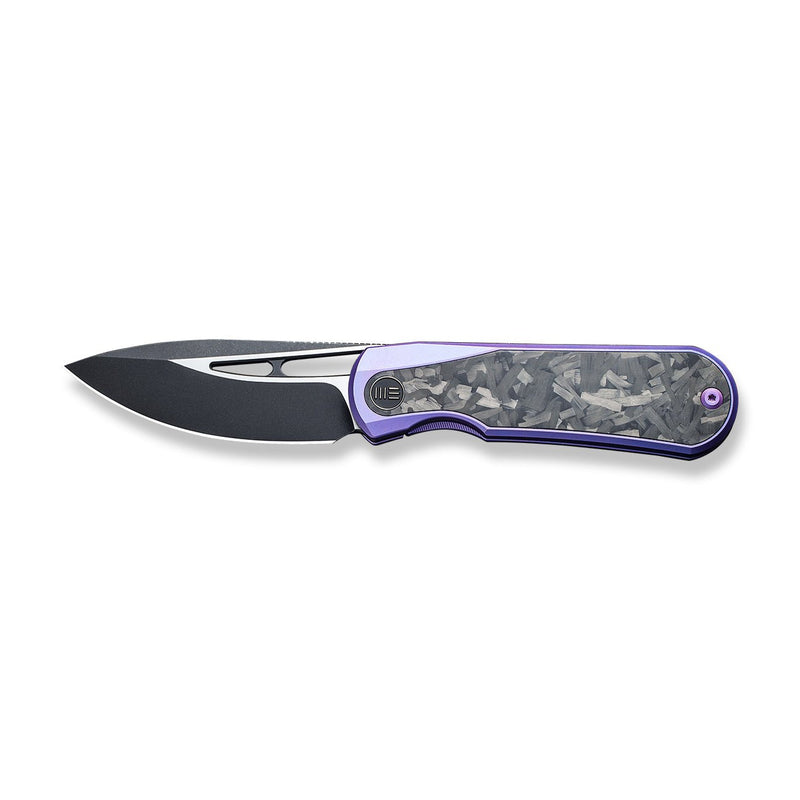 WEKNIFE Baloo Front Flipper & Thumb Hole Knife Titanium & Carbon Fiber Handle (3.31" CPM 20CV) WE21033-3