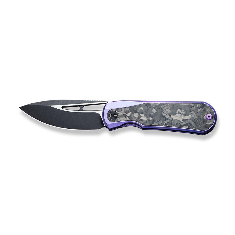 WEKNIFE Baloo Flipper Knife Titanium Handle With Carbon Fiber Inlay (3.31" CPM 20CV) WE21033-3