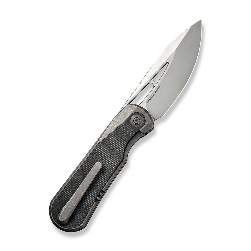 WEKNIFE Baloo Flipper Knife Titanium Handle With Micarta Inlay (3.31" CPM 20CV) WE21033-4