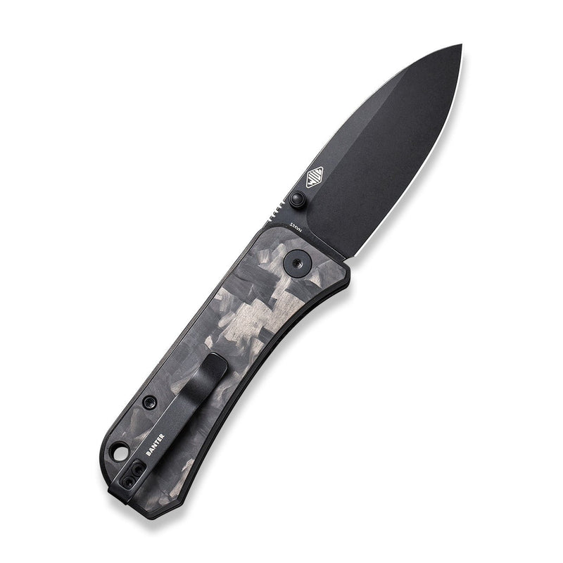 WEKNIFE Banter Thumb Studs Knife Carbon Fiber Handle (2.9" CPM S35VN Blade) | Freeshipping - We Knife