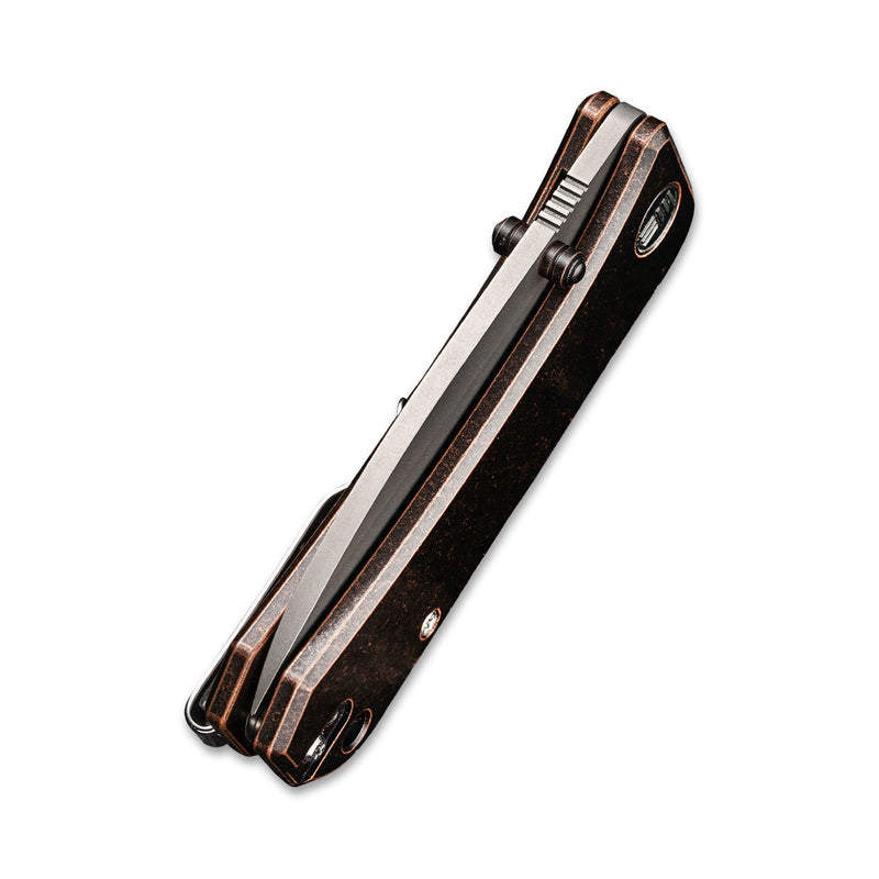 WEKNIFE Banter Thumb Studs Knife Copper Handle (2.9" CPM 20CV Blade) | Freeshipping - We Knife