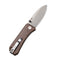 WEKNIFE Banter Thumb Studs Knife Copper Handle (2.9" CPM 20CV Blade) | Freeshipping - We Knife