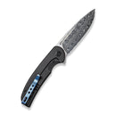 WEKNIFE Beacon Flipper Knife Titanium Handle (3.48" Damascus Blade) | Freeshipping - We Knife