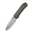 WEKNIFE Big Banter Thumb Stud Knife Micarta Handle (3.69" CPM 20CV) WE21045-2
