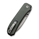 WEKNIFE Big Banter Thumb Stud Knife Micarta Handle (3.69" CPM 20CV) WE21045-2