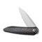 WEKNIFE Black Void Opus Front Flipper Knife Titanium & Carbon Fiber Handle (2.84" CPM 20CV Blade) 2010B