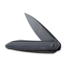 WEKNIFE Black Void Opus Front Flipper Knife Titanium & G10 Handle (2.84" CPM 20CV Blade) 2010D