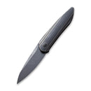 WEKNIFE Black Void Opus Front Flipper Knife Titanium Handle With G10 Inlay (2.84" CPM 20CV Blade) 2010D