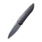 WEKNIFE Black Void Opus Front Flipper Knife Titanium & G10 Handle (2.84" CPM 20CV Blade) 2010D