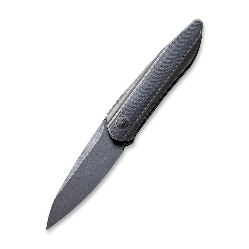 WEKNIFE Black Void Opus Front Flipper Knife Titanium & G10 Handle (2.84" CPM 20CV Blade) 2010D