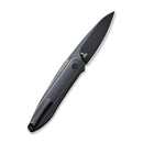 WEKNIFE Black Void Opus Front Flipper Knife Titanium & G10 Handle (2.84" CPM 20CV Blade) 2010D