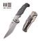 WEKNIFE Blocao Thumb Stud Knife Titanium With Carbon Fiber Inlay (4.21" CPM S35VN Blade) 920A