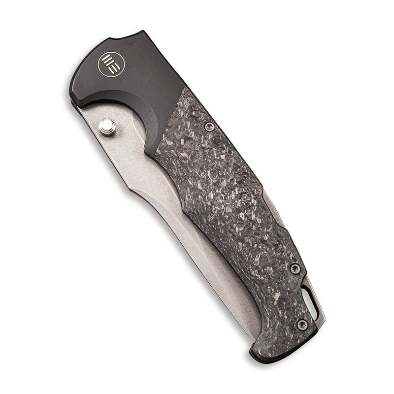 WEKNIFE Blocao Thumb Stud Knife Titanium With Carbon Fiber Inlay (4.21" CPM S35VN Blade) 920B