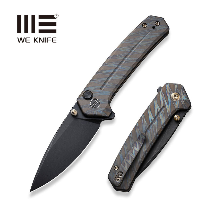 WEKNIFE Culex Flipper & Thumb Stud & Button Lock Knife Titanium Handle (2.97" CPM 20CV Blade) WE21026B-7