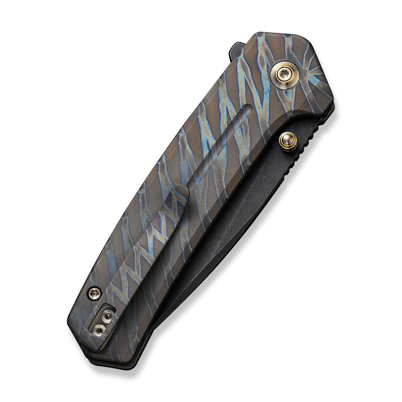 WEKNIFE Culex Flipper & Thumb Stud & Button Lock Knife Titanium Handle (2.97" CPM 20CV Blade) WE21026B-7