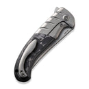 WEKNIFE Curvaceous saber Flipper Knife Titanium Handle With Carbon Fiber Inlay (3.70" CPM 20CV Blade) | Freeshipping - We Knife