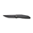 WEKNIFE Cybernetic Top Flipper Knife Black Titanium Handle (3.91" Black Stonewashed CPM 20CV Blade) WE22033-1