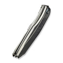 WEKNIFE Cybernetic Top Flipper Knife Polished Bead Blasted Titanium Handle (3.91" Polished Bead Blasted CPM 20CV Blade) WE22033-2