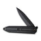 WEKNIFE Diatomic Flipper Knife Etching Pattern Black Stonewashed Titanium Handle & Endcap (3.78" Etching Pattern Black Stonewashed CPM 20CV Blade) WE22032-4
