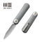 WEKNIFE Eidolon bayonet Front Flipper Knife G10 Integral Handle (3.78" CPM 20CV Blade) | Freeshipping - We Knife