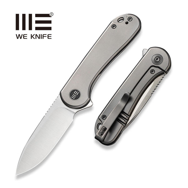 WEKNIFE Elementum Flipper Knife Titanium Handle (2.96