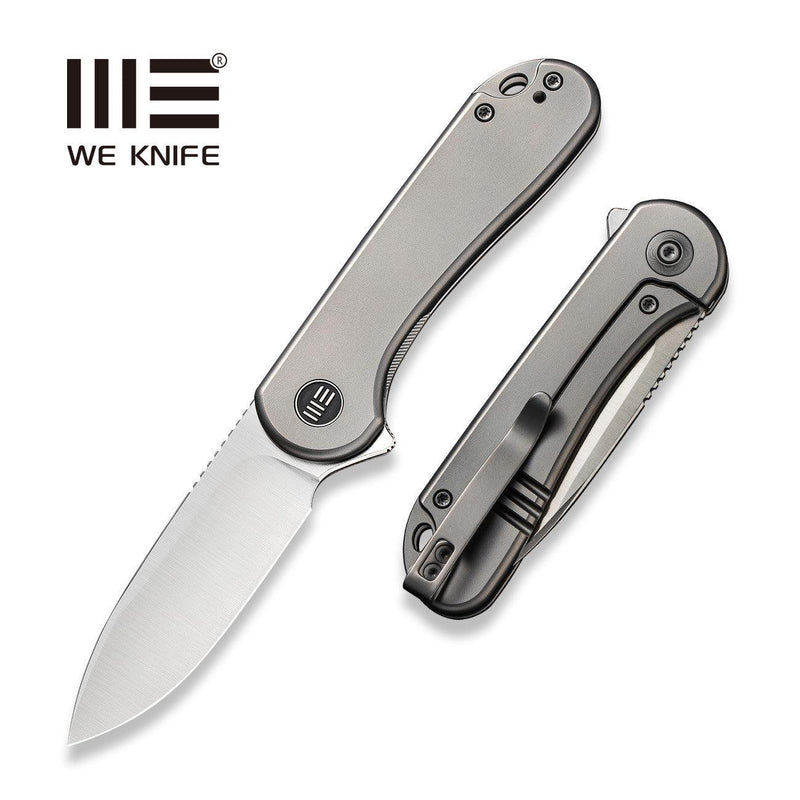 WEKNIFE Elementum Flipper Knife Titanium Handle (2.96" CPM 20CV Blade) | Freeshipping - We Knife