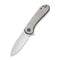 WEKNIFE Elementum Flipper Knife Titanium Handle (2.96" CPM 20CV Blade) | Freeshipping - We Knife