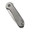WEKNIFE Elementum Flipper Knife Titanium Handle (2.96" CPM 20CV Blade) | Freeshipping - We Knife