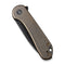 WEKNIFE Elementum Flipper Knife Titanium Handle (2.96" CPM 20CV Blade) WE18062X-4